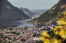 Panoramablick auf den Lago di Lugano