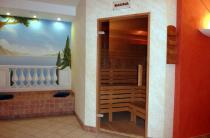 Der Sauna-Eingang