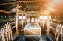 In der Kalahari-Sauna kommen Sie ins Schwitzen