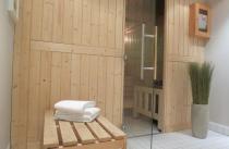 Die Finnische Sauna innen