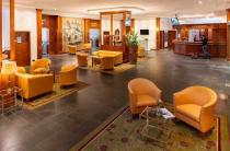 Die Lobby des Hotels